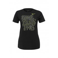 Футболка спортивная W NK DRY TEE LGD RUN THIS Nike