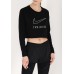 Свитшот W NK DRY TOP LS VERSA CROP Nike