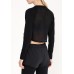 Свитшот W NK DRY TOP LS VERSA CROP Nike