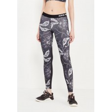 Тайтсы W NP TGHT BLK WHT FLR PRT Nike