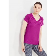 Футболка спортивная W NK DRY MILER TOP V-NECK Nike